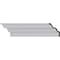 Ekena Millwork Crown Fascia Moulding, Polyurethane, 96 in L, 6-7/8 in H MLD06X05X08FA - alternate 1
